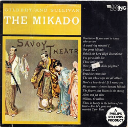 Gilbert & Sullivan The Mikado Vinyl LP USED