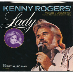 Kenny Rogers Lady / Sweet Music Man USED VINYL 7INCH SINGLE 45 RPM