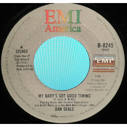 Dan Seals My Baby's Got Good Timing USED VINYL 7INCH SINGLE