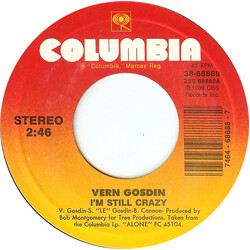 Vern Gosdin I'm Still Crazy USED VINYL 7INCH 45 RPM
