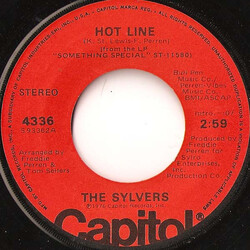The Sylvers Hot Line VINYL 7" USED