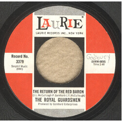 The Royal Guardsmen The Return Of The Red Baron USED VINYL 7INCH SINGLE 45 RPM