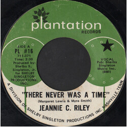 Jeannie C. Riley There Never Was A Time / Back To School USED VINYL 7INCH 45 RPM SINGLE STYRENE