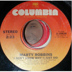 Marty Robbins I Don't Know Why (I Just Do) VINYL 7" USED