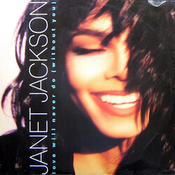 Janet Jackson Love Will Never Do (Without You) USED VINYL 12INCH 45 RPM SINGLE STEREO