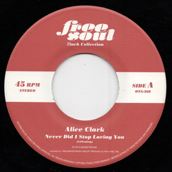 Alice Clark Never Did I Stop Loving You / Don't You Care Vinyl 7" USED