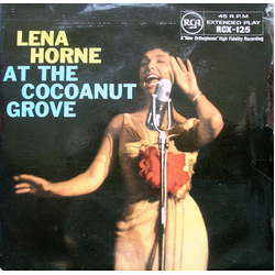 Lena Horne At The Cocoanut Grove Vinyl 7" USED