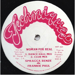 Spragga Benz / Frankie Paul Woman For Real Vinyl 12" USED