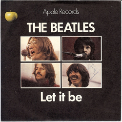 The Beatles Let It Be Vinyl 7" USED