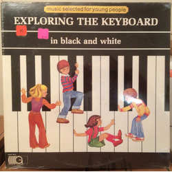 Unknown Artist Exploring The Keyboard In Black And White Vinyl LP USED