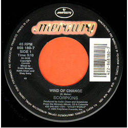 Scorpions Wind Of Change / Money And Fame Vinyl 7" USED