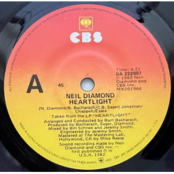 Neil Diamond Heartlight Vinyl 7" USED