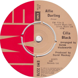 Cilla Black Alfie Darling / Little Bit Of Understanding Vinyl 7" USED