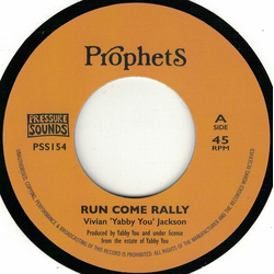 Vivian Jackson Run Come Rally Vinyl 7" USED