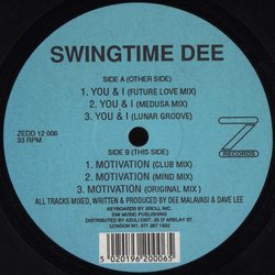 Swingtime Dee You & I / Motivation Vinyl 12" USED