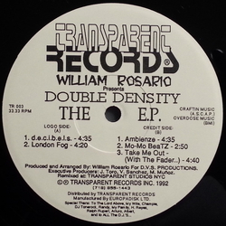 William Rosario Double Density - The E.P. Vinyl 12" USED