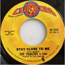 Five Stairsteps Stay Close To Me Vinyl 7" USED