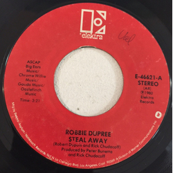 Robbie Dupree Steal Away Vinyl 7" USED