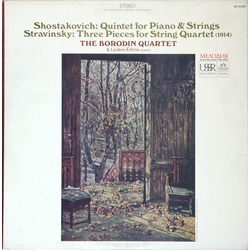 Dmitri Shostakovich / Igor Stravinsky / Borodin String Quartet / Luba Edlina Quintet For Piano & Strings / Three Pieces For String Quartet (1914) Viny