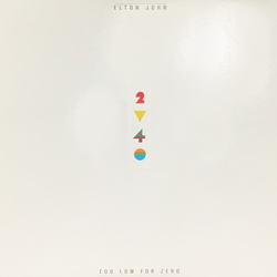 Elton John Too Low For Zero Vinyl LP USED