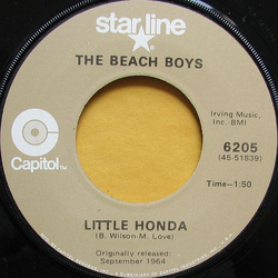 The Beach Boys Wendy Vinyl 7" USED