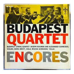 Budapest String Quartet Budapest Quartet Encores Vinyl LP USED