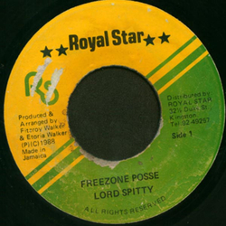 Lord Spitty Freezone Posse Vinyl 7" USED