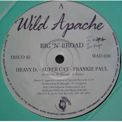 Heavy D / Super Cat (2) / Frankie Paul / John "Sir Raphael" Allen / Wild Apache Productions, Inc. Big 'N' Broad / Dub Mix Vinyl 12" USED
