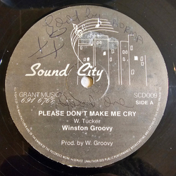 Winston Groovy Please Don't Make Me Cry Vinyl 12" USED