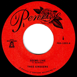 Thee Sinseers Seems Like Vinyl 7" USED