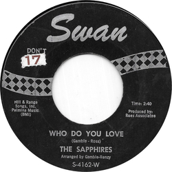 The Sapphires (3) Who Do You Love Vinyl 7" USED