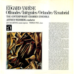 Edgard Varèse Offrandes / Intégrales / Octandre / Ecuatorial Vinyl LP USED