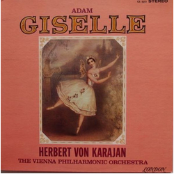 Adolphe C. Adam / Herbert Von Karajan / Wiener Philharmoniker Giselle Vinyl LP USED