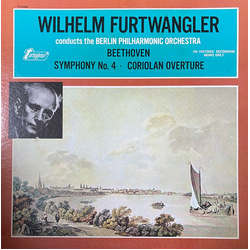 Wilhelm Furtwängler / Berliner Philharmoniker / Ludwig van Beethoven Symphony No.4 ∙ Coriolan Overture Vinyl LP USED