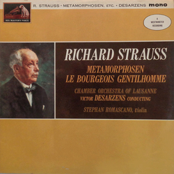 Richard Strauss / Orchestre De Chambre De Lausanne / Victor Desarzens / Stephan Romascano Metamorphosen / Le Bourgeois Gentilhomme Vinyl LP USED