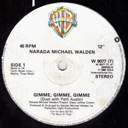 Narada Michael Walden Gimme, Gimme, Gimme Vinyl 12" USED
