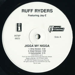 Ruff Ryders Jigga My Nigga Vinyl 12" USED