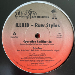 Various Illkid - Raw Styles Vinyl 12" USED