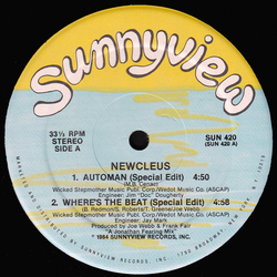 Newcleus Automan / Where's The Beat Vinyl 12" USED