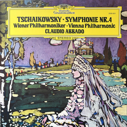 Pyotr Ilyich Tchaikovsky / Wiener Philharmoniker / Claudio Abbado Symphonie Nr. 4 Vinyl LP USED