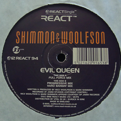 Shimmon & Woolfson Evil Queen Vinyl 12" USED