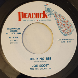 Joe Scott Orchestra The King Bee / Pickin' Heavy Vinyl 7" USED