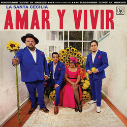 La Santa Cecilia Amar Y Vivir Vinyl LP USED