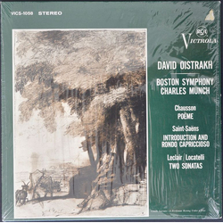 David Oistrach / Boston Symphony Orchestra / Charles Munch / Ernest Chausson / Camille Saint-Saëns / Jean-Marie Leclair / Pietro Antonio Locatelli Poè