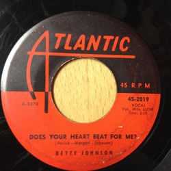 Betty Johnson Does Your Heart Beat For Me? Vinyl 7" USED