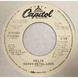 Helix (3) Heavy Metal Love Vinyl 7" USED