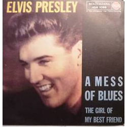 Elvis Presley A Mess Of Blues Vinyl 7" USED