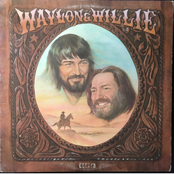 Waylon Jennings & Willie Nelson Waylon & Willie Vinyl LP USED
