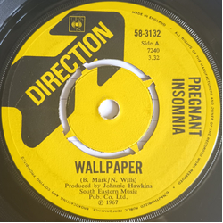Pregnant Insomnia Wallpaper Vinyl 7" USED