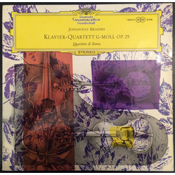 Johannes Brahms / Quartetto Di Roma Klavier-Quartett g-Moll Op. 25 Vinyl LP USED